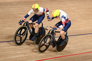 Ethan Hayter and Matt Walls win silver in the Madison at the Tokyo Olympic Games