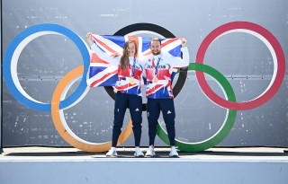 Charlotte Worthington and Declan Brooks at the Tokyo 2020 Olympic Games