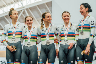 Women's team pursuit world champion squad