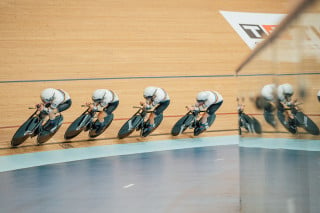 Women's team pursuit at the UCI Track World Cup 2024