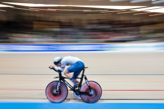 Josh Charlton at the 2024 UCI Track Cycling World Championships