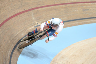 Lauren Bell at the 2023 UCI Cycling World Championships