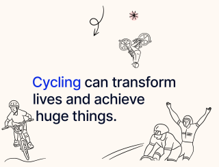 Cycling can transform lives and achieve huge things