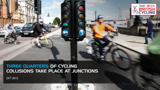 Danger around junctions for cyclists