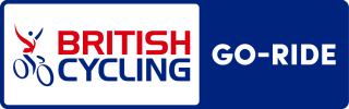 Go-Ride British Cycling Logo, long box shape